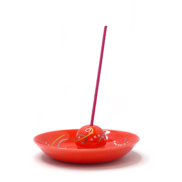 TOGEI PLATE with Sphere Holder - Red