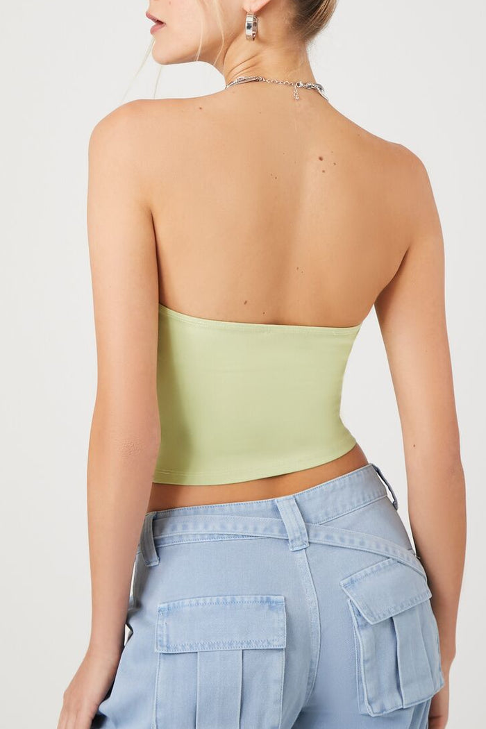 Toggle Drawstring Tube Top