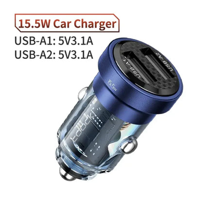 the usb charger is shown with the usb cable attached to it
