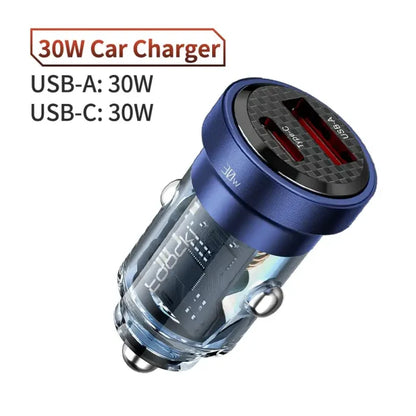 30W A to C Blue
