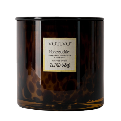 Tortoise Candle - Honeysuckle