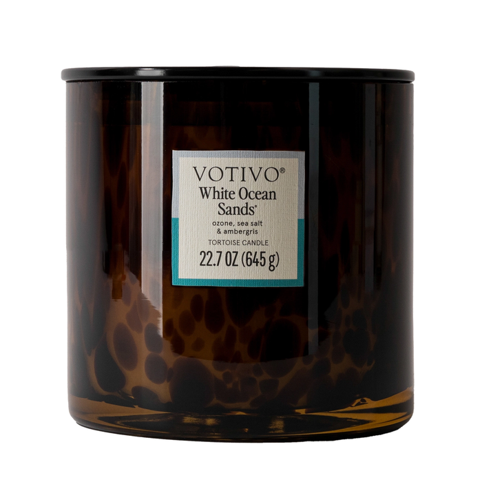 Tortoise Candle - White Ocean Sands