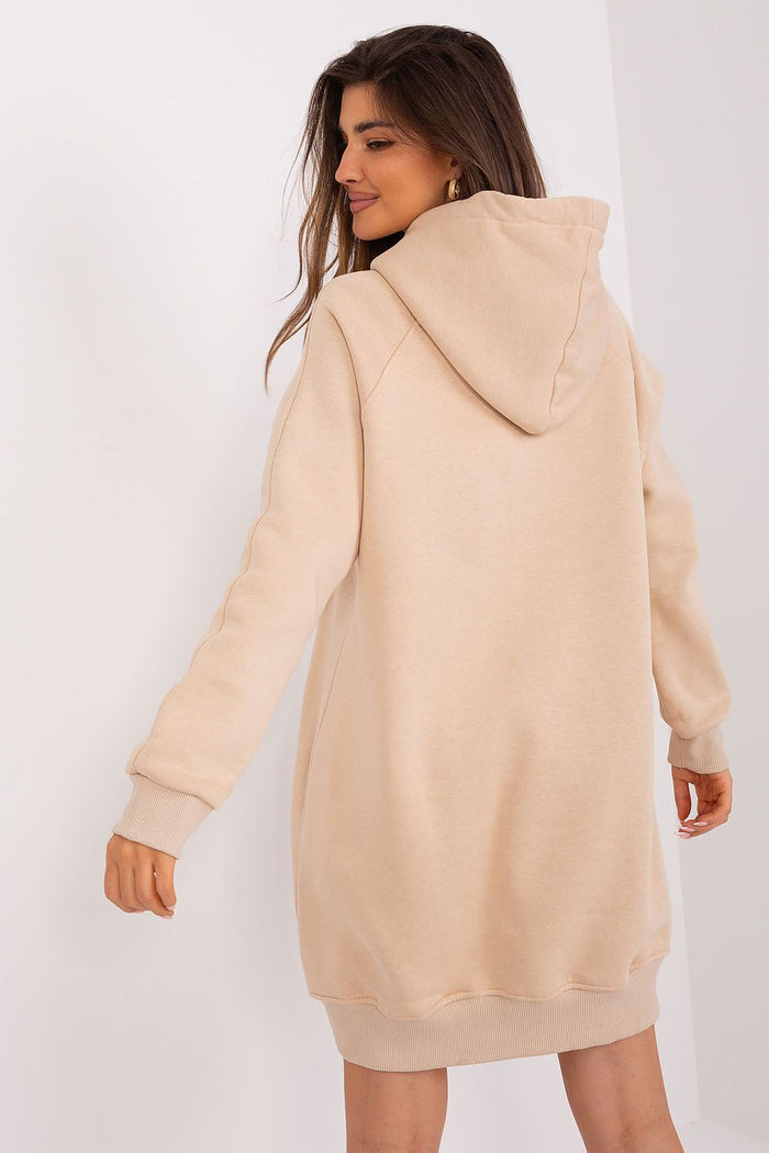 Trendy Loungewear for Women Hoodie Dress - Sweaters