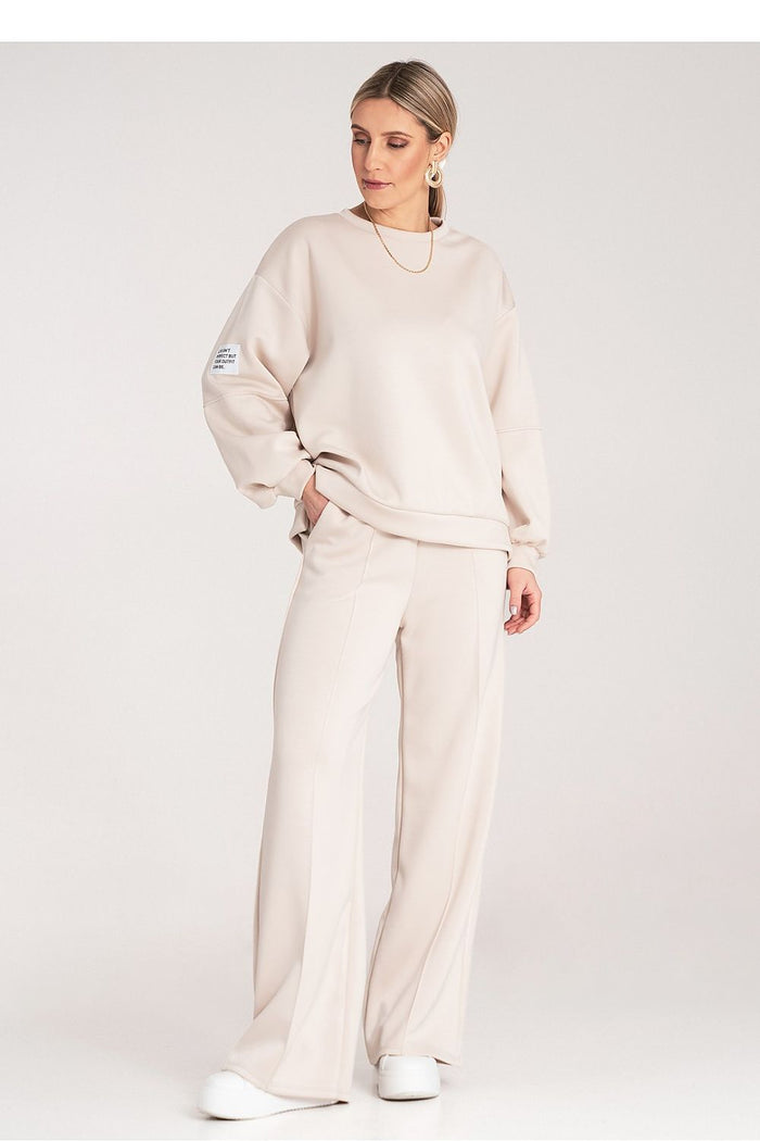 Trendy Women's Lounge Set for Everyday Comfort beige S M - Sets
