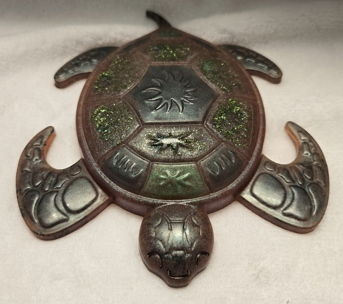 Turtle resin brown hues