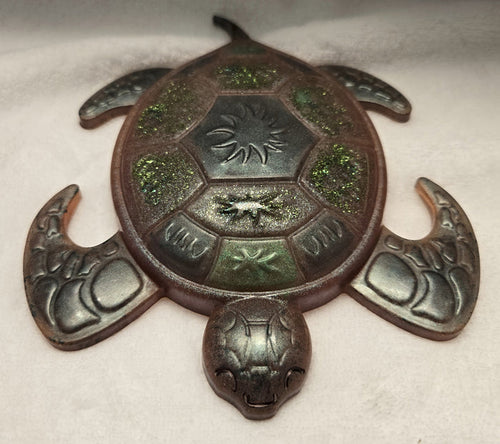 Turtle resin brown hues