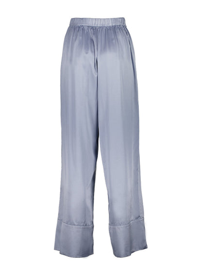 Twyla Silk Pyjama Set Blue - Size S | Archive Sample