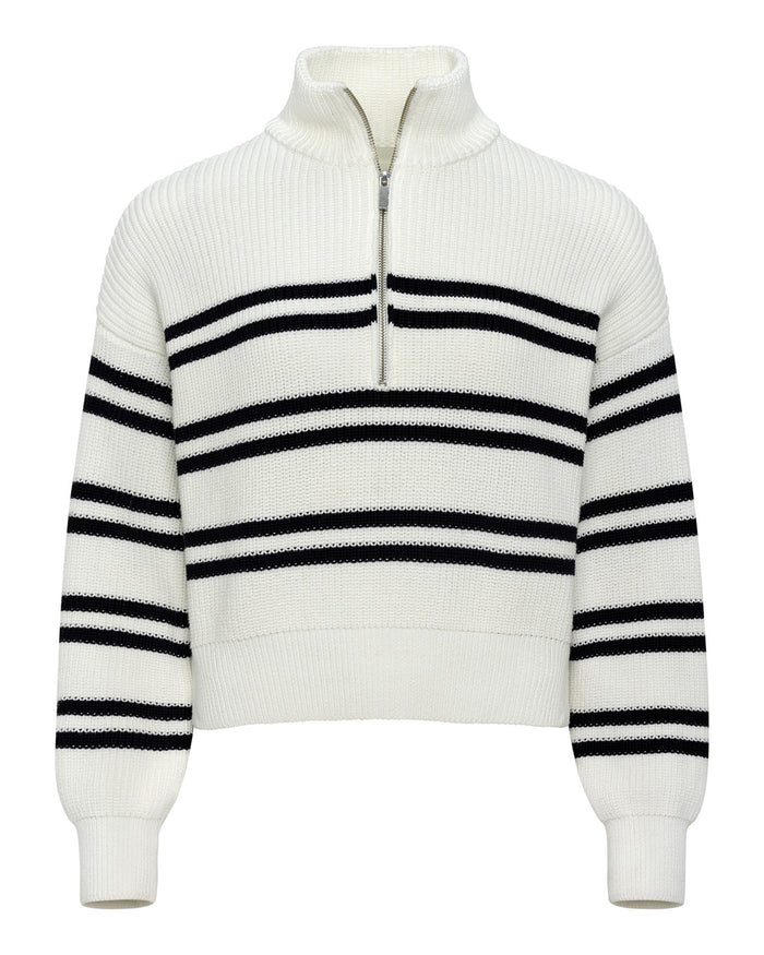 Off-model image of the Ultra Stripe Sweater on a white background.