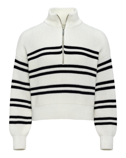 Off-model image of the Ultra Stripe Sweater on a white background.
