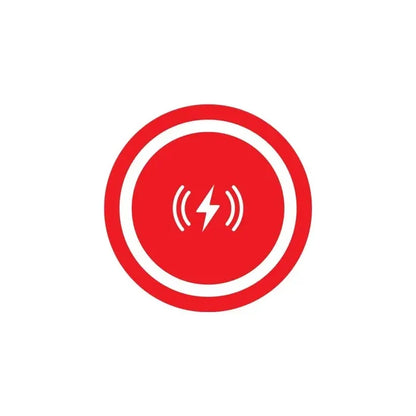 the red circle with a white lightning symbol