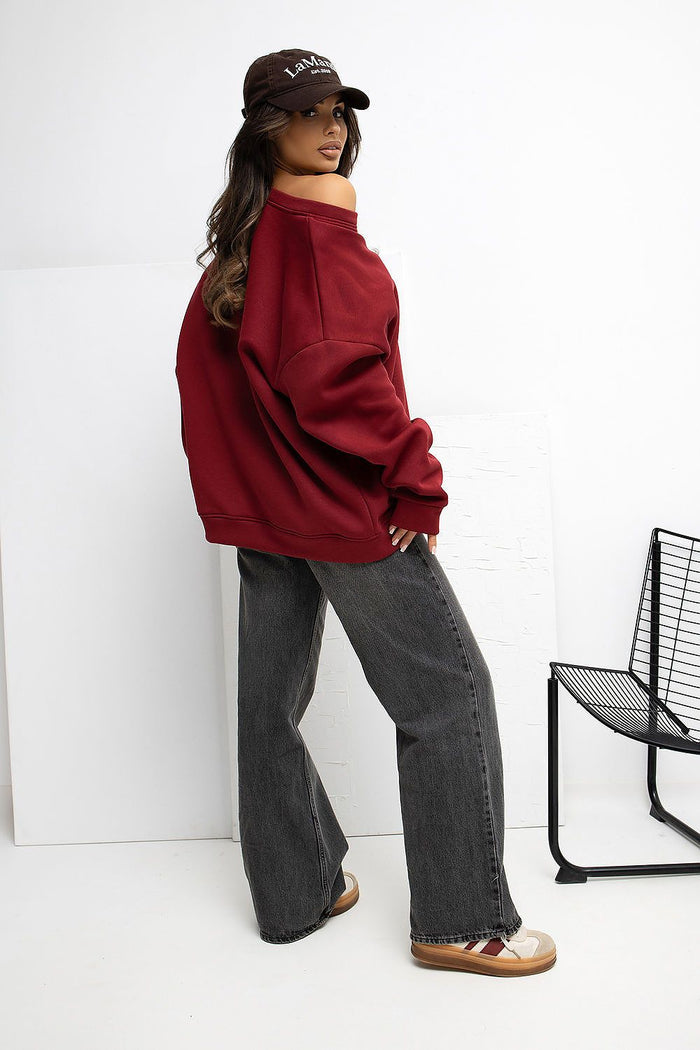Versatile Casual Jumper Women at Lua Boutique - Sweatshirt