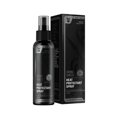 Viking Shield Beard & Hair Heat Protectant Spray. The Beard Struggle