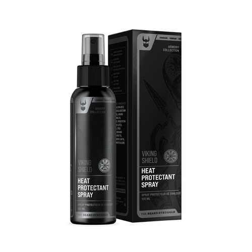 Viking Shield Beard & Hair Heat Protectant Spray. The Beard Struggle