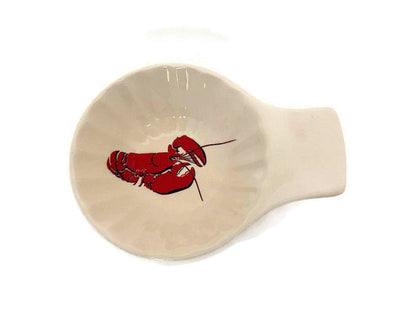Vintage Ceramic Lobster Tabbed Butter Bowl at Duckwells