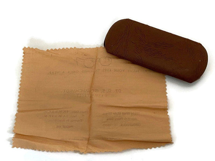 Vintage Eyeglass Case and Cleaning Cloth at Duckwells