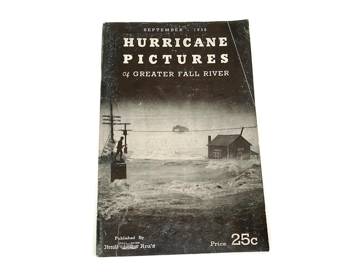 Vintage Hurricane of '38 Booklet Pictures of Greater Fall River 1938 at Duckwells