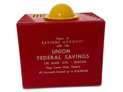 Vintage Jack in the Bank Mechanical Bank, Boston Advertising Bank at Duckwells