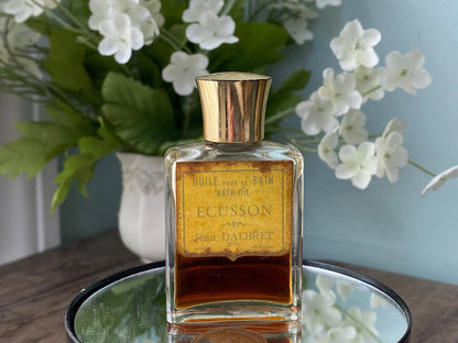Vintage Jean D'Albret Ecusson Perfumed Bath Oil, .5oz at Duckwells