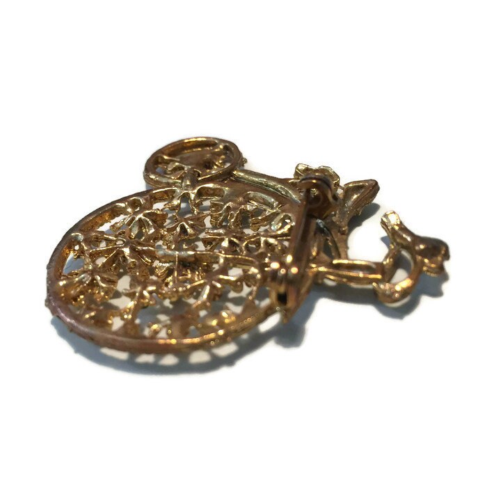 Vintage Penny Farthing Brooch at Duckwells
