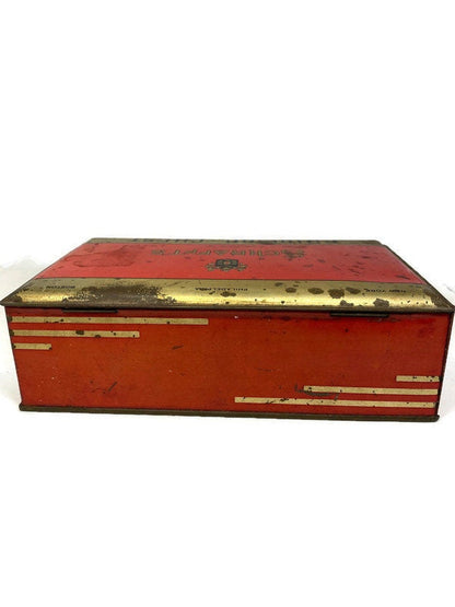 Vintage Schrafft's Metal Candy Box at Duckwells