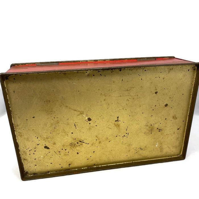 Vintage Schrafft's Metal Candy Box at Duckwells