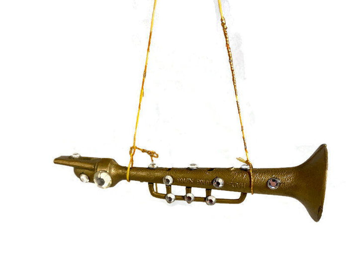 Vintage Trumpet Christmas Ornament at Duckwells