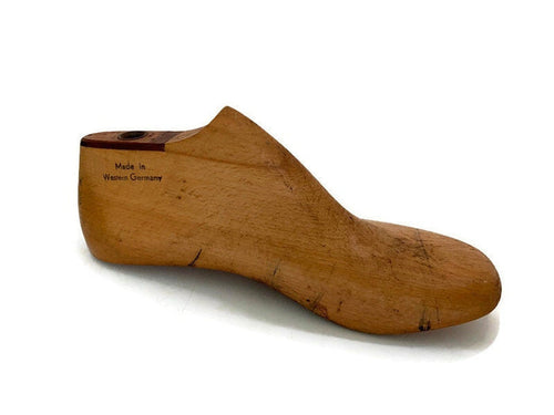 Vintage Western Germany Wooden Shoe Mold at Duckwells