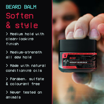 Warriors Beard Balm - Beast, image 2. The Beard Struggle