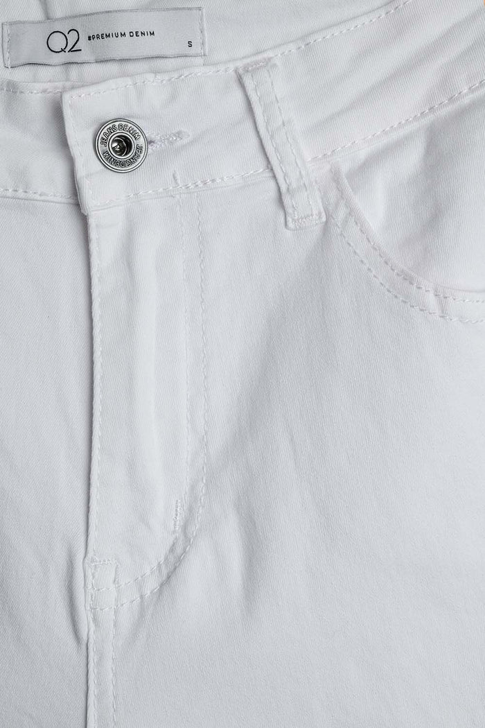 White Straight Pants wide leg - Coloured Jeans