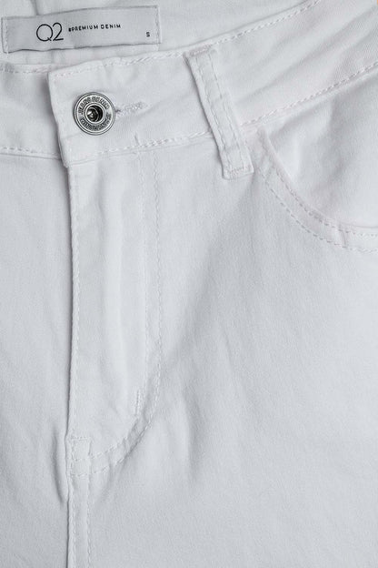 White Straight Pants wide leg - Coloured Jeans