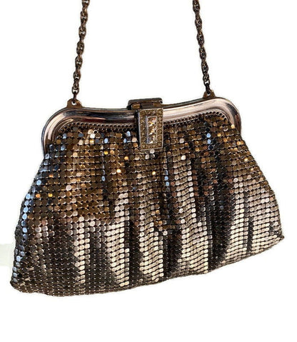 Whiting and Davis Silver Metal Mesh Coin Purse at Duckwells