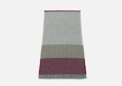Wine Bahana Lambswool Scarf - Cushendale Woollen Mills