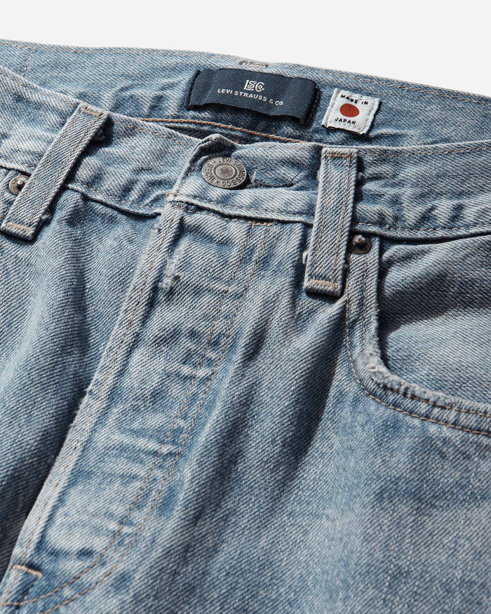 Levi's Wmns Blue Tab 70S 501 Blue Boy Mij Light Indigo Pants Denim 004TF 0002W