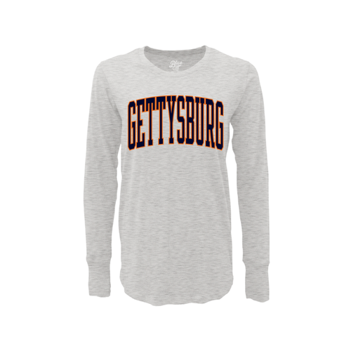 Women's Blue 84 Lida Grey Long Sleeve Tee - Gettysburg