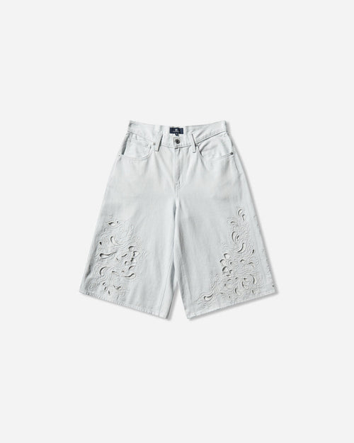 Levi's Wmns Blue Tab Embroidered Bandit Sh Med Indigo Pants Denim 004TD 0000