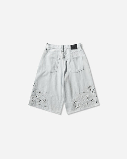 Levi's Wmns Blue Tab Embroidered Bandit Sh Med Indigo Pants Denim 004TD 0000