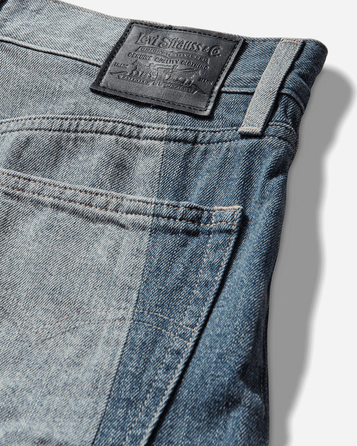 Levi's Wmns Blue Tab Roper Jean Barrel Moj Med Indigo Pants Denim 004TC 0000W