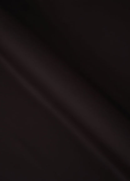 Chocolate-brown dobby fabric texture, soft drape close-up