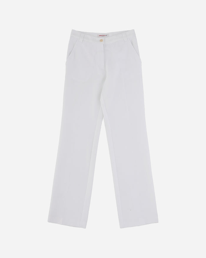 Pezze Vintage Wmns Miss Sixty Deadstock White Trousers White Pants Trousers 0672434 1