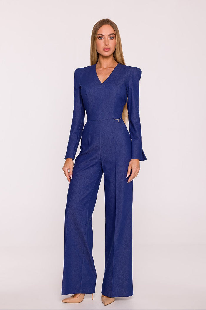 Women's Denim Jumpsuit | Stylish One-Piece Outfit blue - One-piece