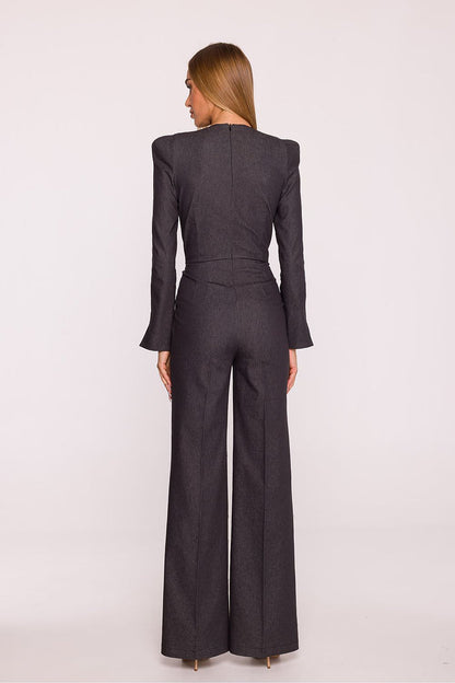 Women's Denim Jumpsuit | Stylish One-Piece Outfit - One-piece