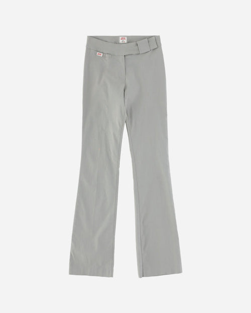Pezze Vintage Wmns Miss Sixty Low Waist Deadstock Bootcut Grey Trousers Black Pants Trousers 0672433 1