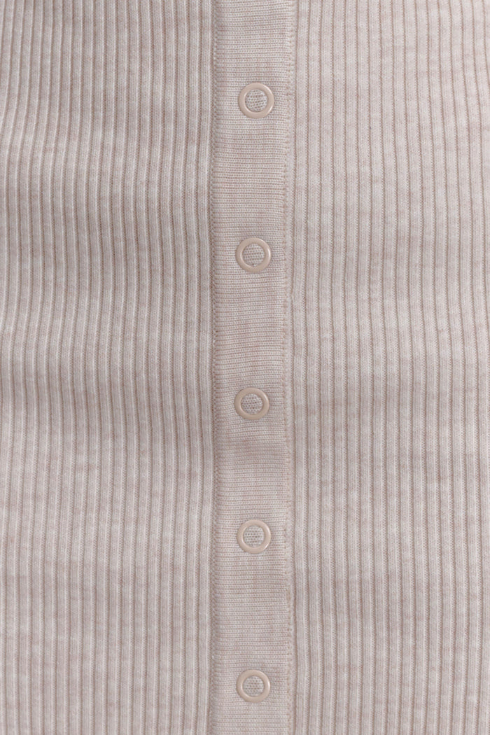 Xaden Wool Mix Knit Mini Dress - Oat Marle