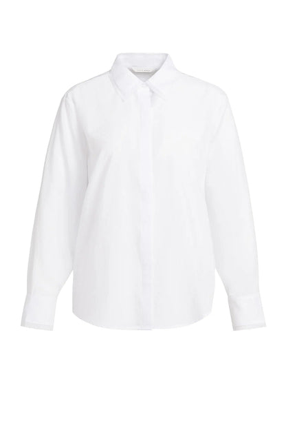 YAYA Blouse with Collar Detail - Pure White 01-201247-609 Shop YAYA at Dotique