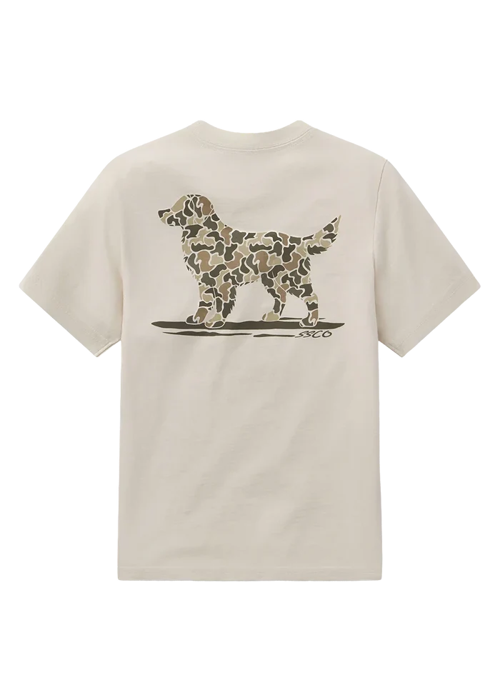 ssco Youth Camo Retriever Short Sleeve Moonlight Tee
