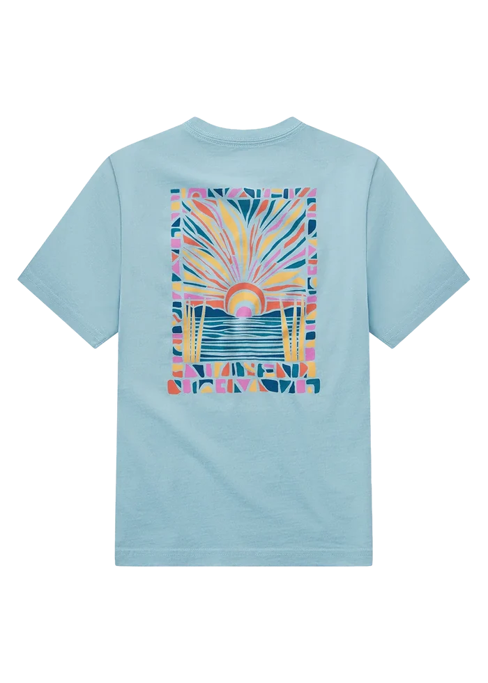 ssco baby blue paradise Youth Pieces of Paradise Short Sleeve Sky Blue Tee